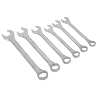 Sealey AK63259 Combination Spanner Set 6pc Jumbo Metric