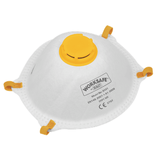 Sealey 9331/10 Cup Mask Valved FFP1 - Pack of 10