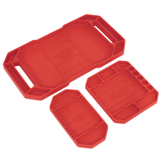 Sealey APNST4 Flexible Tool Trays Non-Slip - Pack of 3
