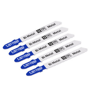 Sealey SJBT118BF Jigsaw Blade Metal 75mm 12tpi - Pack of 5