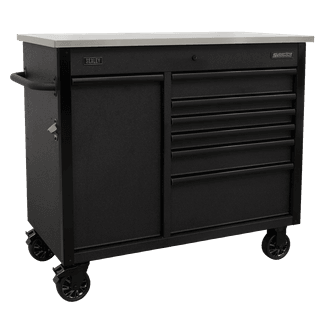 Sealey AP4206BE Mobile Tool Cabinet 1120mm with Power Tool Charging Drawer