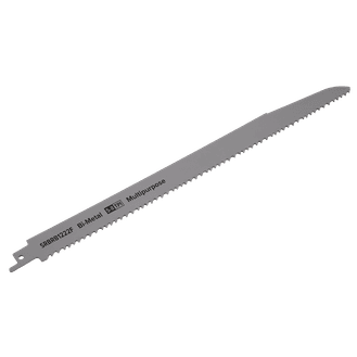 Sealey SRBRB1222F Reciprocating Saw Blade Multipurpose 300mm 5-8tpi - Pack of 5