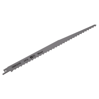 Sealey SRBR1217K Reciprocating Saw Blade Pruning &amp; Coarse Wood 300mm 3tpi - Pack of 5