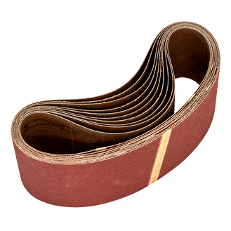 Sealey WSB5380 Sanding Belt 75 x 533mm 80Grit - Pack of 10