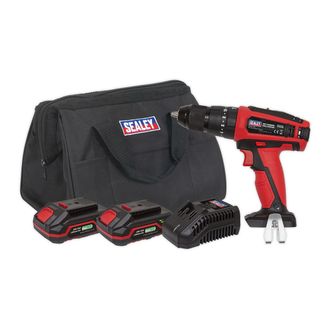 Sealey CP20VDDKIT Hammer Drill/Driver Kit 13mm 20V - 2 Batteries