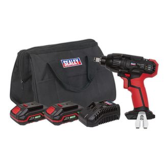Sealey CP20VIWKIT Impact Wrench 20V 1/2"Sq Drive 230Nm - 2 Batteries
