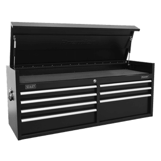 Sealey PTB141507 Topchest 7 Drawer 1415mm Heavy-Duty Black
