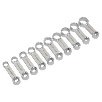 Sealey AK59895 Torque Adaptor Spanner Set 10pc 3/8"Sq Drive - Metric