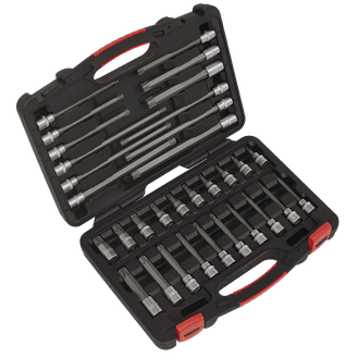 Sealey AK89001 TRX-Star* Socket Bit Set 32pc 3/8"Sq Drive - Platinum Series