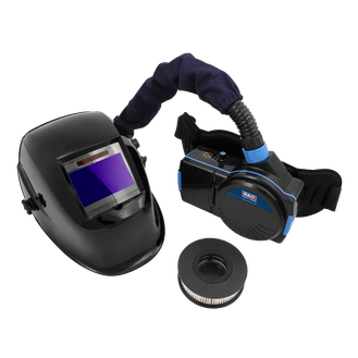 Sealey PWH616 Welding Helmet with Powered Air Purifying Respirator (PAPR) Auto Darkening