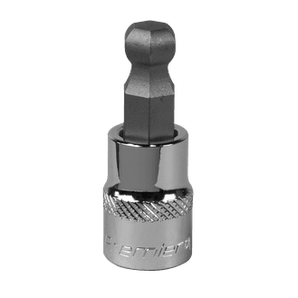 Sealey SBBH008 Ball-End Hex Socket Bit 10mm 3/8"Sq Drive