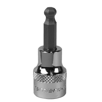 Sealey SBBH004 Ball-End Hex Socket Bit 6mm 3/8"Sq Drive