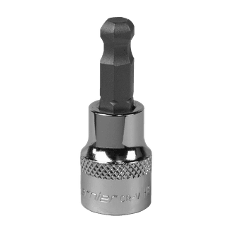Sealey SBBH006 Ball-End Hex Socket Bit 8mm 3/8"Sq Drive