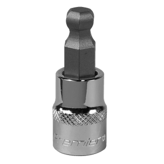 Sealey SBBH007 Ball-End Hex Socket Bit 9mm 3/8"Sq Drive