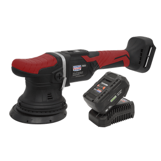 Sealey CP20VOPKIT Cordless Orbital Polisher Kit 20V Ø125mm