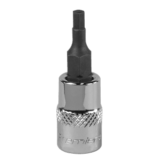 Sealey SBH001 Hex Socket Bit 3mm 1/4"Sq Drive