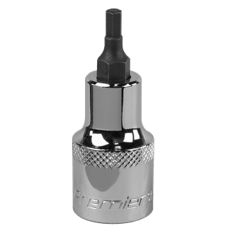 Sealey SBH016 Hex Socket Bit 4mm 1/2"Sq Drive