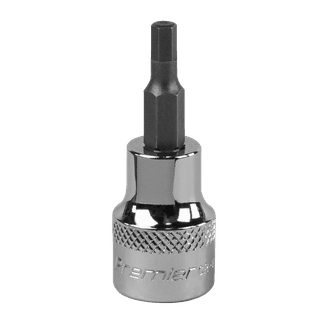 Sealey SBH007 Hex Socket Bit 4mm 3/8"Sq Drive