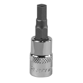 Sealey SBH003 Hex Socket Bit 5mm 1/4"Sq Drive