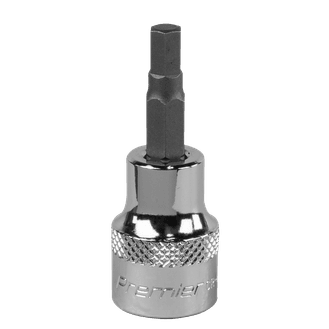 Sealey SBH008 Hex Socket Bit 5mm 3/8"Sq Drive