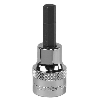 Sealey SBH009 Hex Socket Bit 6mm 3/8"Sq Drive