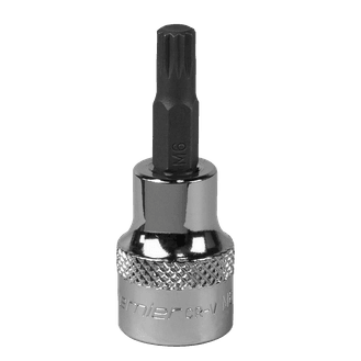 Sealey SBS004 Spline Socket Bit M6 3/8"Sq Drive