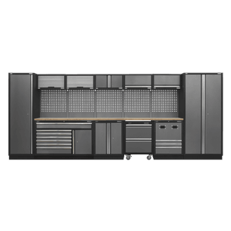 Sealey APMSSTACK16W Modular Storage System Combo - Pressed Wood Worktop