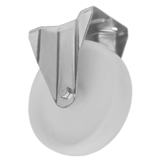 Sealey SCW4100FPEM Heavy-Duty Nylon Fixed Plate Castor Wheel Ø100mm - Trade