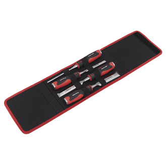 Sealey AK9239 Hammer-Thru Wood Chisel 4pc Set