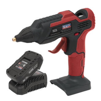Sealey CP20VGGKIT1 Cordless Glue Gun Kit 20V 2Ah