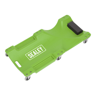 Sealey SCR80HV Composite Creeper with 6 Wheels - Hi-Vis Green