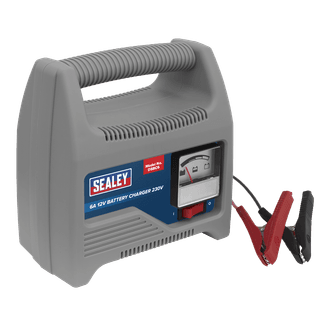 Sealey DSBC6 Battery Charger 12V 6A 230V