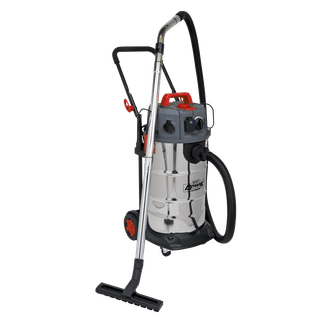 Sealey PC380M Vacuum Cleaner Industrial Dust-Free Wet/Dry 38L 1500W/230V Stainless Steel Drum M Class Filtration