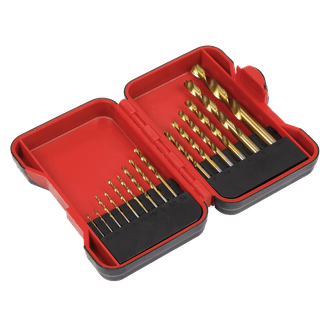Sealey AK3715HSS HSS Drill Bit Set 15pc