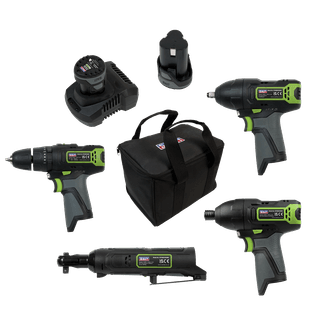 Sealey CP108VCOMBO2 SV108 Series 4 x 10.8V Cordless Combo Kit - 2 Batteries