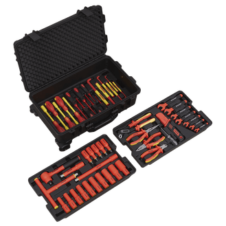 Sealey AK7939 1000V Insulated Tool Kit 1/2"Sq Drive 49pc