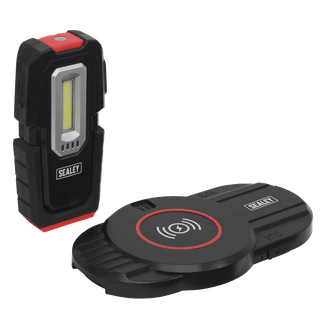 Sealey LEDWCBCOMBO1 Inspection Light 3W &amp; 1W COB LED &amp; Single Wireless Charging Base