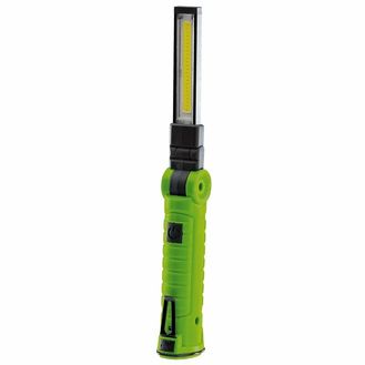 Draper 11856 COB/SMD LED Rechargeable Slimline Inspection Lamp, 3W, 170 Lumens, Green