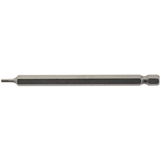 Draper 64370 Hexagonal Insert Bit, 2mm, 1/4" Hex, 100mm Long (Pack of 1)