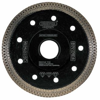 Draper 99792 Turbo-X Porcelain Diamond Blade, 115mm