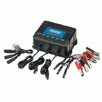 Draper 53172 6/12V 3 Bank Charger Station