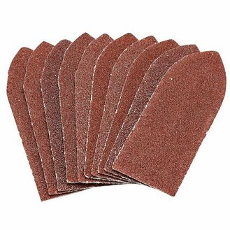 Draper 99260 Hook and Loop Aluminium Oxide Sanding Sheets, 32 x 92mm, 60 Grit (Pack of 10)