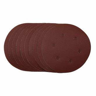 Draper 54991 Sanding Discs, 150mm, Hook &amp; Loop, 240 Grit, (Pack of 10)
