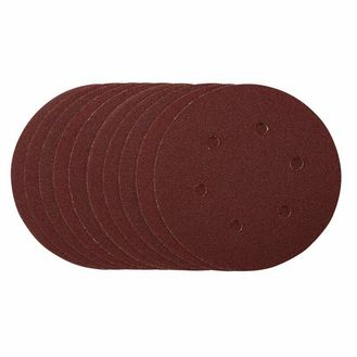 Draper 54888 Sanding Discs, 150mm, Hook &amp; Loop, 80 Grit, (Pack of 10)