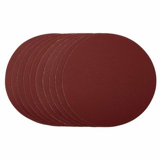 Draper 56182 Sanding Discs, 180mm, Hook &amp; Loop, 240 Grit, (Pack of 10)