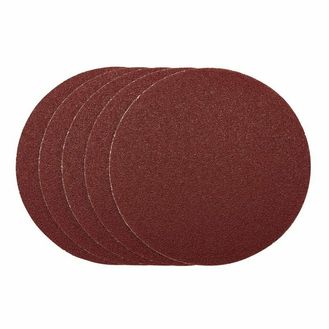 Draper 63023 Sanding Discs, 200mm, PSA, 40 Grit, (Pack of 5)