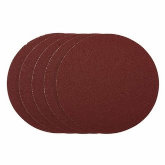 Draper 63026 Sanding Discs, 200mm, PSA, 80 Grit, (Pack of 5)