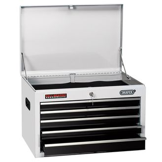 Draper 35738 Tool Chest, 5 Drawer, 26", White