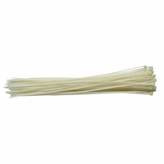Draper 70401 Cable Ties, 4.8 x 400mm, White (Pack of 100)