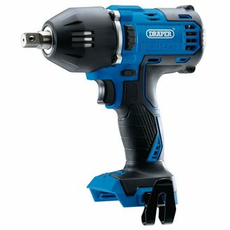 Draper 99250 D20 20V Brushless Mid-Torque Impact Wrench, 1/2" Sq. Dr., 400Nm (Sold Bare)